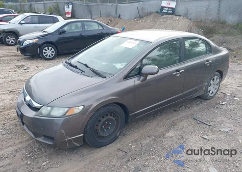 2009 Honda Civic Lx from USA, damaged, VIN 19XFA16539E051836
